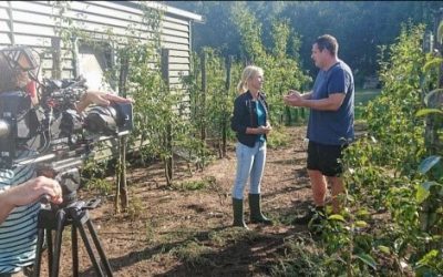 Yvon Jaspers op bezoek bij Herenboeren Wilhelminapark